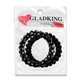GK 2-1 RING HAIR TIE ASSRT BLK