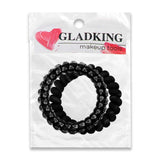 GK 2-1 RING HAIR TIE ASSRT BLK