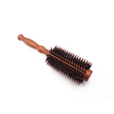 GLADKING Professional Hair Brush Round Head Wooden Handle