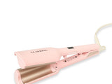 GLADKING 25mm Twins Mermaid Hair Waver Anti-Scald Hair Crimper