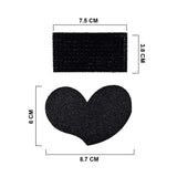 MSL:0013 HEART VELCRO
