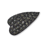 GK BLACK HEART HAIR CLIP