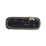 GK CRYSTAL BEADED BLACK HAIR CLIP