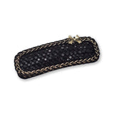GK CRYSTAL BEADED BLACK HAIR CLIP