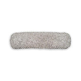 GK SILVER RHINESTONE LARGE HAIR CLIP