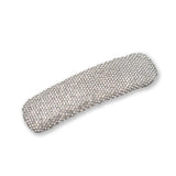 GK SILVER RHINESTONE LARGE HAIR CLIP