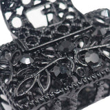 SMALL HAIR CLAW CLUTCHER BLK DESIGN NEW