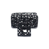 SMALL HAIR CLAW CLUTCHER BLK DESIGN NEW