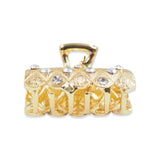 SMALL HAIR CLAW GOLD PLATED DESIGN NEW