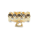 SMALL HAIR CLAW GOLD PLATED DESIGN NEW