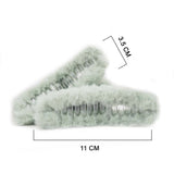 FLUFFY STYLE HAIR CLAM LARGE