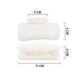 LARGE HAIR CLAW SQUARE SHARK ASRT COLOR