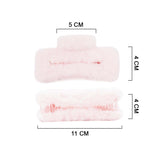 LARGE HAIR CLAW SQUARE SHARK ASRT COLOR