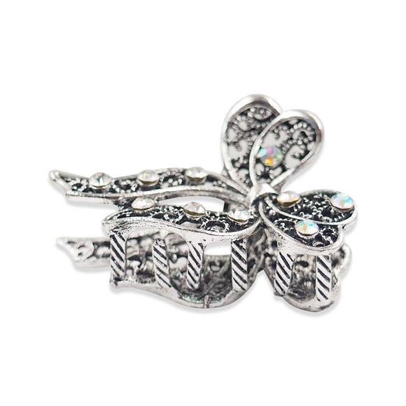 SMALL HAIR CLAW LONG RIBBON DESIGN NEW