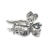 SMALL HAIR CLAW LONG RIBBON DESIGN NEW