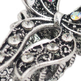 SMALL HAIR CLAW LONG RIBBON DESIGN NEW