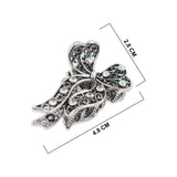 SMALL HAIR CLAW LONG RIBBON DESIGN NEW