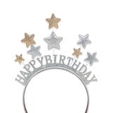 HAPPY BIRTHDAY HEADBAND GLITTERY