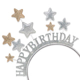 HAPPY BIRTHDAY HEADBAND GLITTERY