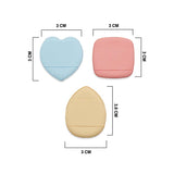 3PCS MAKEUP MINI CUSHION PUFF
