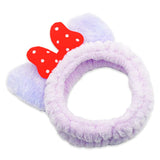 FLUFFY TURBAN POLKA DOTS RIBBON