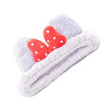 FLUFFY TURBAN POLKA DOTS RIBBON