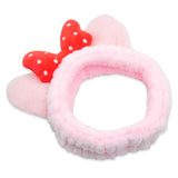 FLUFFY TURBAN POLKA DOTS RIBBON
