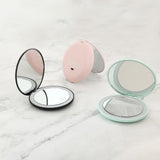 GLADKING Rechargeable Limited Pocket Vanity LED Ring Mirror