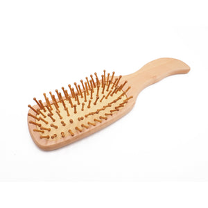 GLADKING Natural Wood Hair Brush Comb Detangling Scalp Massage Hair Comb / Cushion Hairbrush