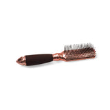 GLADKING Vented Brush with Gel Handle Hair Brush for Blow Drying, Detangling Hairbrush Rose Gold
