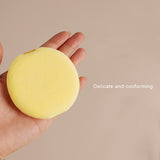 GLADKING Ultra Soft Washable Large Round Velour Loose Powder / Body Powder Puff