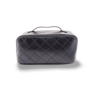 GLADKING Large Capacity Travel Cosmetic Bag for Women, Travelling Opens Flat PU Leather Makeup Bag