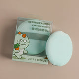 GLADKING Ultra Soft Washable Large Round Velour Loose Powder / Body Powder Puff