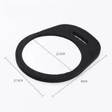 GLADKING Circular ,Haircut Barber Mirror with Handle for Hair and Beauty Salon or Barbershop