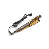 GLADKING Pro Hair Straightener, 2in1 Flat Iron Hair Straightener & Hot Brush for Added Volume, Wave