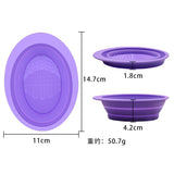 GLADKING Silicon Foldable Makeup Brush Cleaning Bowl/Mat
