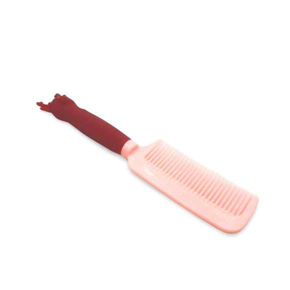 GLADKING Cute Creamy Color Flat Hair Brush