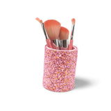 GLADKING Soft Brushes With Glittery Round Case 5 Pieces