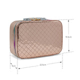 Makeup Box with Metallic Diamond Appearance