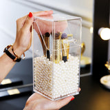 Acrylic Pearls Brush Organizer