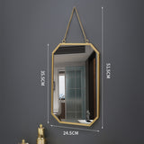 Decorative Hanging Wall Mirror - Rectangle
