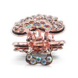 Rhinestone Heart Hair Clamp