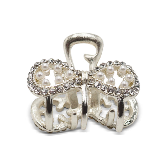 Infinite Pearl and Stone Hair Clamp