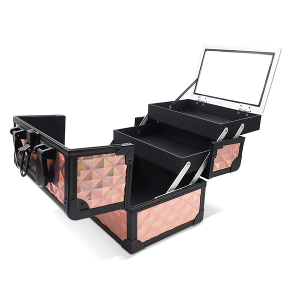 2485k - Cosmetic Organizer Diamond Rosegold