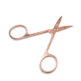 GK Eyelash Curved Scissor - Rosegold