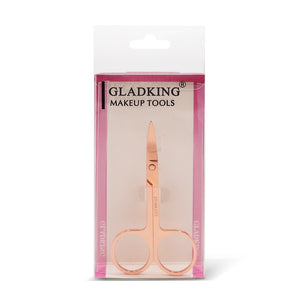 GK Eyelash Curved Scissor - Rosegold