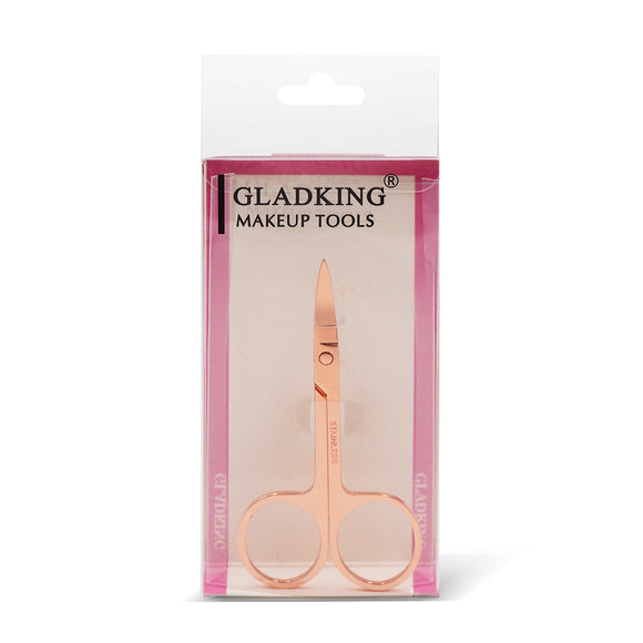 GK Eyelash Curved Scissor - Rosegold