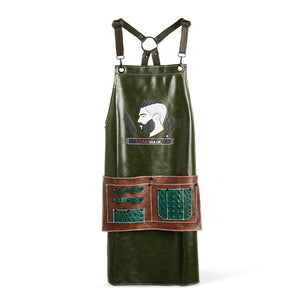 Barber's Leather Apron - Green