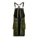 Barber's Leather Apron - Green