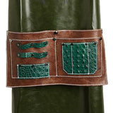 Barber's Leather Apron - Green